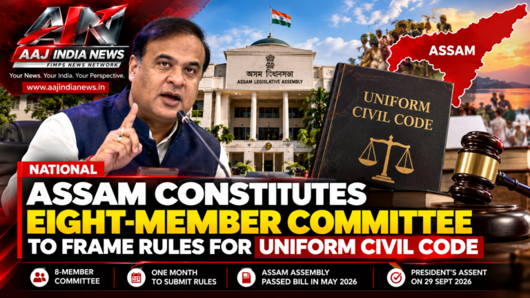 Assam forms an eight-member committee led by Deba Prasad Misra to prepare Uniform Civil Code implementation rules within one month.