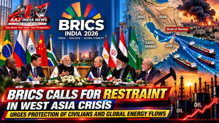 BRICS Calls for Restraint in West Asia Crisis, Urges Civilian Protection and Energy Security