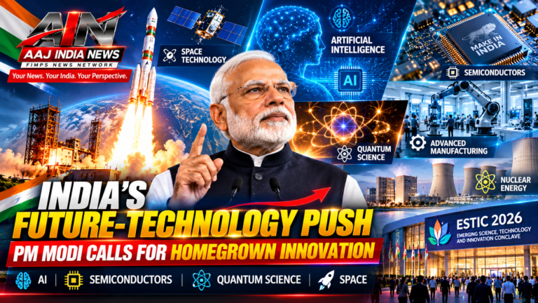 India’s Future-Technology Push: PM Modi Calls for Homegrown Innovation in AI, Semiconductors, Quantum Science and Space